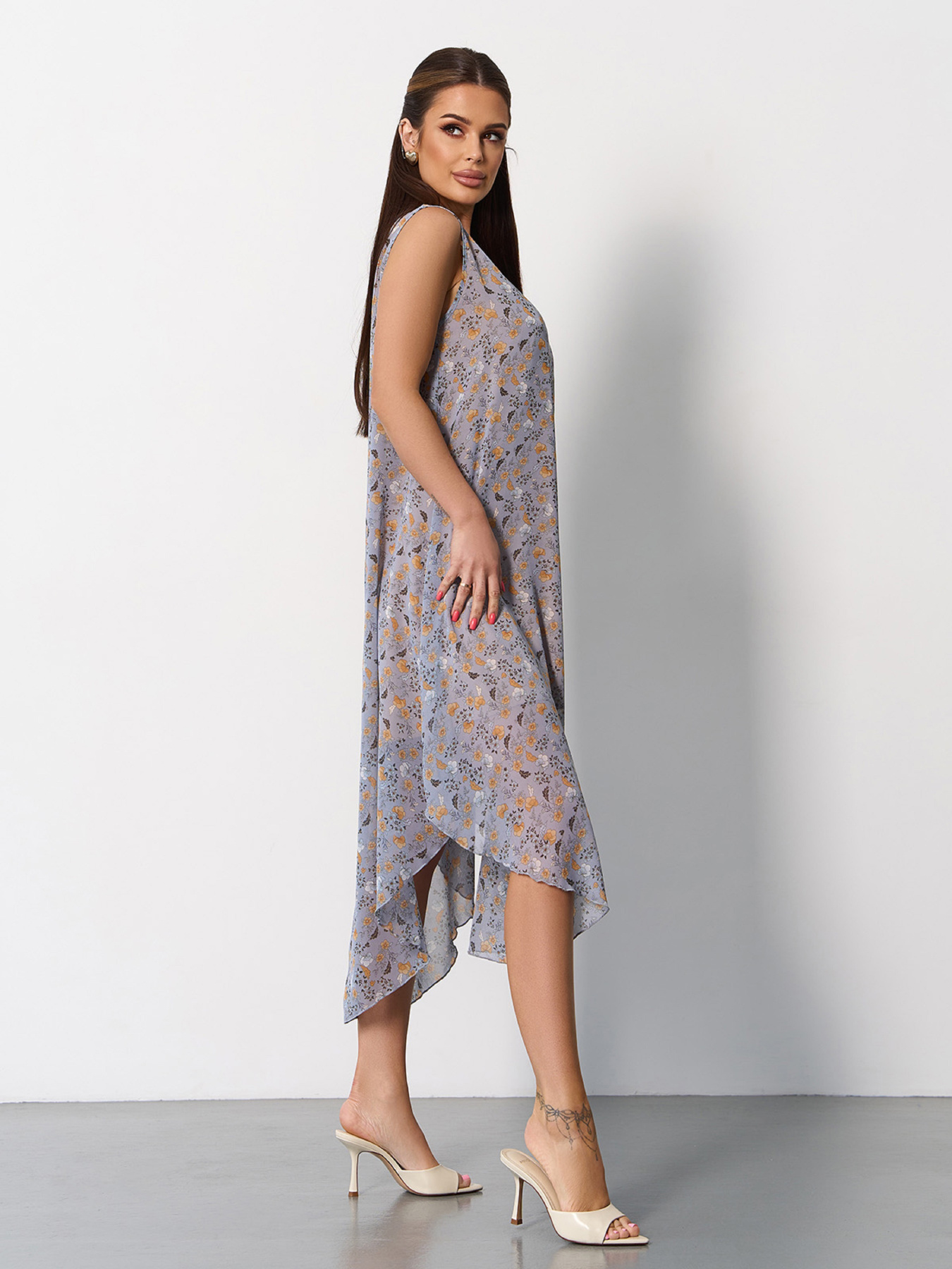 Сарафан ISSA Plus модель 15164_серый Фото