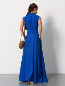 Сукня максі ISSA Plus модель 15166_электрик Фото