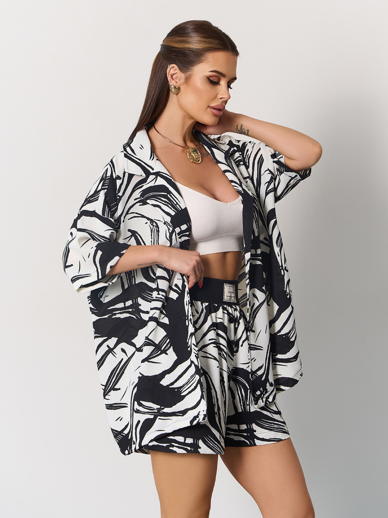 Костюм ISSA Plus модель 15170_белый Фото