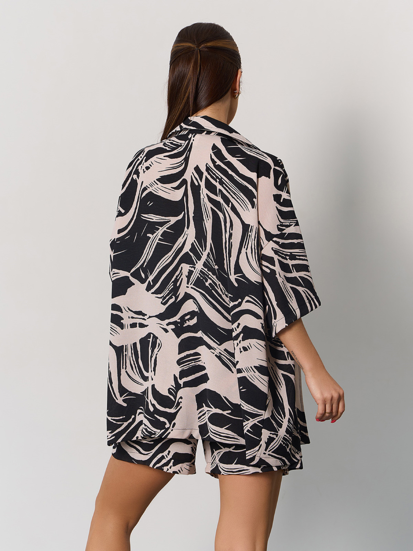 Повседневный костюм ISSA Plus модель 15170_коричневый Повседневный костюм ISSA Plus модель 15170_коричневый Фото