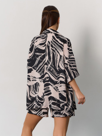 Повседневный костюм ISSA Plus модель 15170_коричневый Повседневный костюм ISSA Plus модель 15170_коричневый Фото