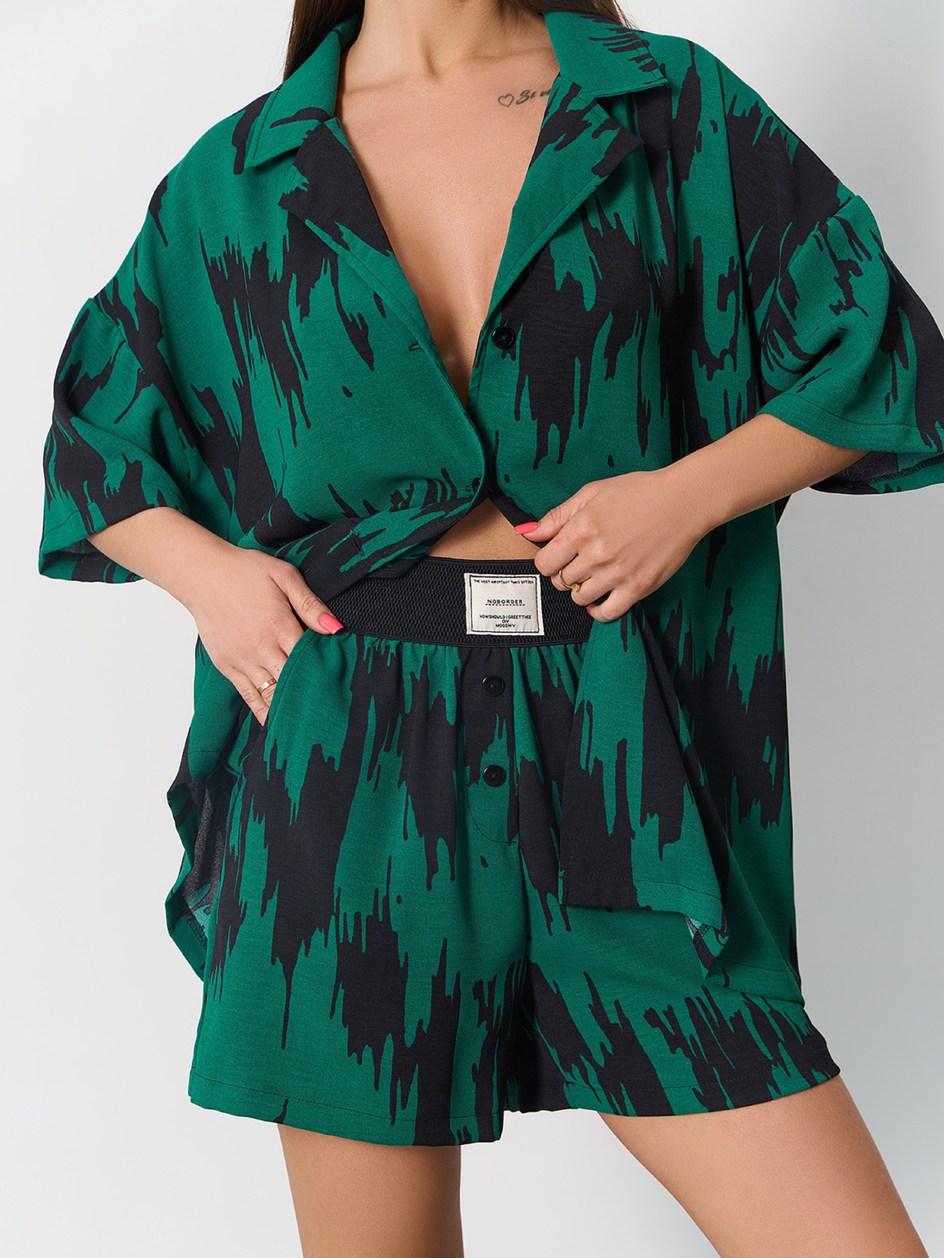 Костюм ISSA Plus модель 15171_зеленый Фото