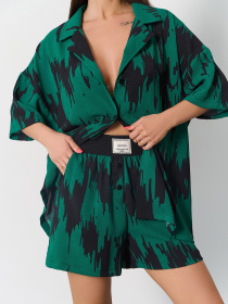 Повсякденний костюм ISSA Plus модель 15171_зеленый Фото