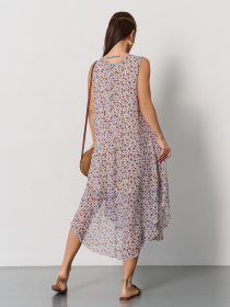 Платье миди ISSA Plus модель 15172_мультиколор Фото