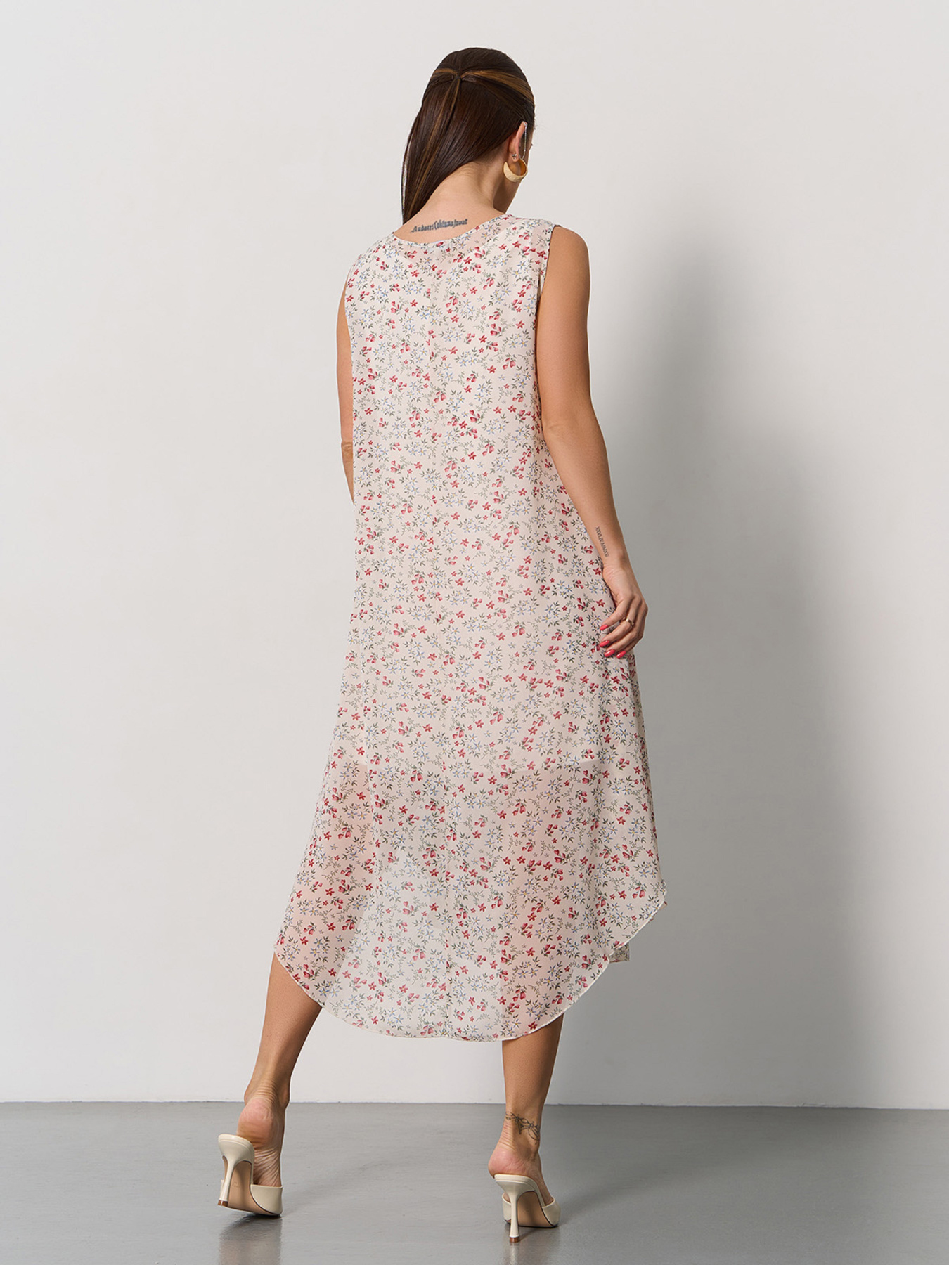 Сарафан ISSA Plus модель 15173_мультиколор Фото