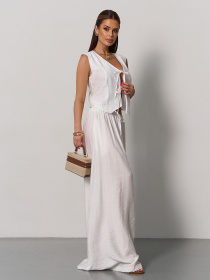 Повсякденний костюм ISSA Plus модель 15174_молочный Повсякденний костюм ISSA Plus модель 15174_молочный Фото