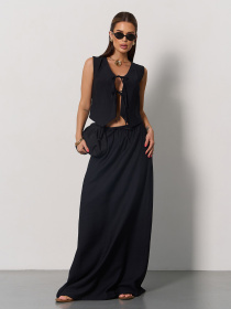 Костюм ISSA Plus модель 15174_черный Фото