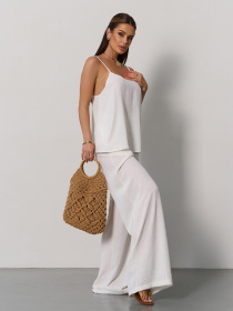 Повсякденний костюм ISSA Plus модель 15175_молочный Фото