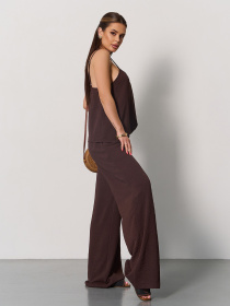 Костюм ISSA Plus модель 15175_темно-коричневый Фото