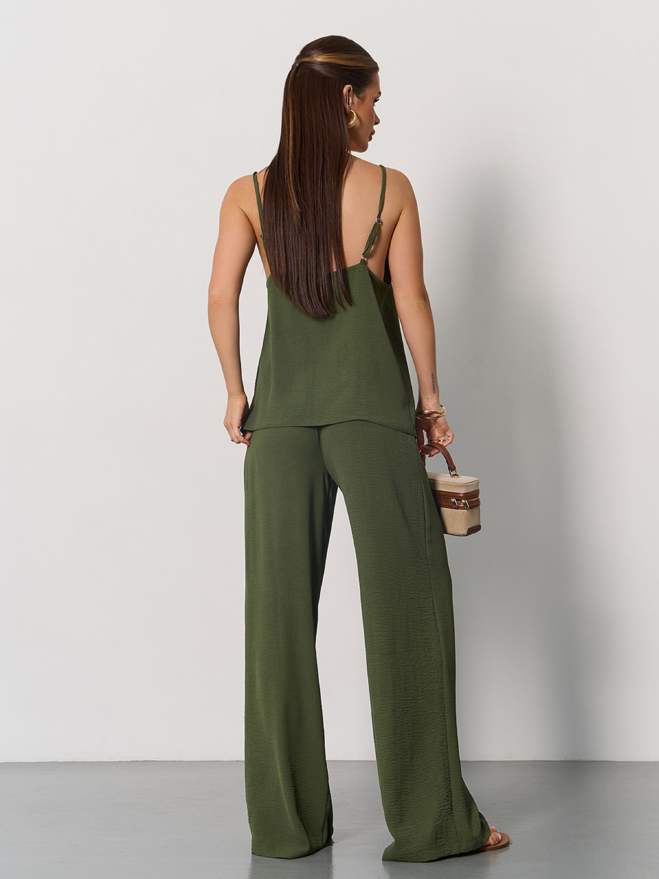 Повсякденний костюм ISSA Plus модель 15175_хаки Фото