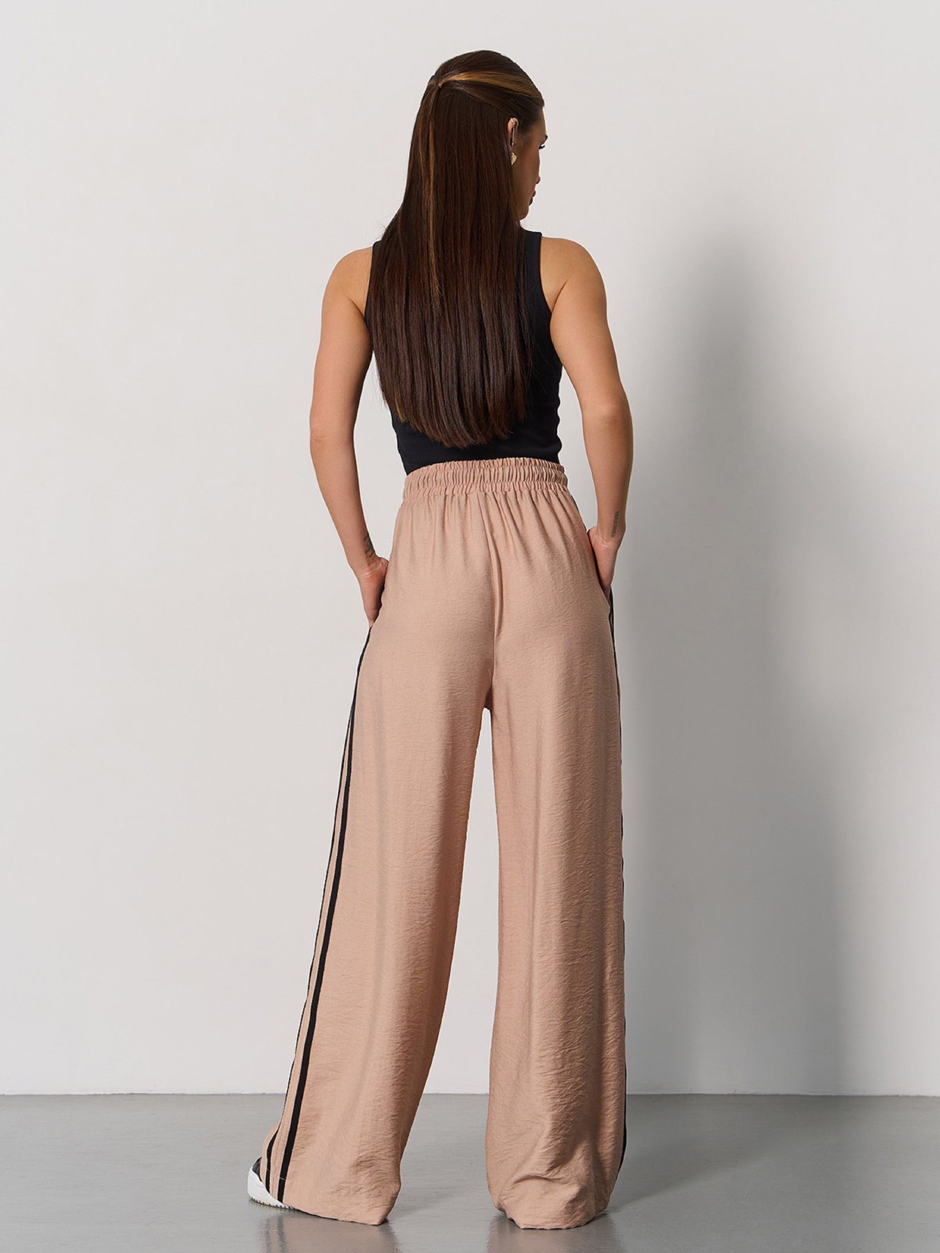 Палаццо ISSA Plus модель 15176_бежевый Фото