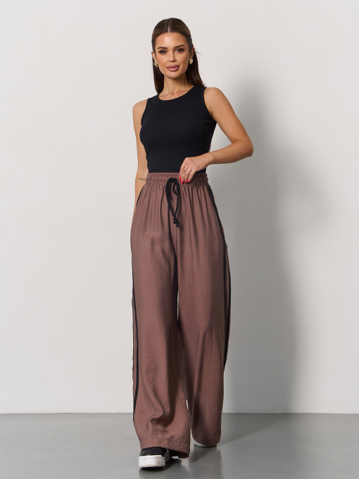 Палаццо ISSA Plus модель 15176_коричневый Фото