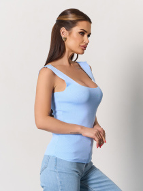 Майка ISSA Plus модель WN20-519_голубой Фото