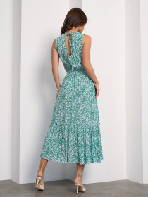 Сукня міді ISSA Plus модель 14651_зеленый Фото