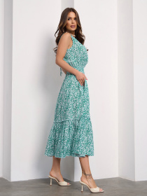 Сукня міді ISSA Plus модель 14651_зеленый Сукня міді ISSA Plus модель 14651_зеленый Фото