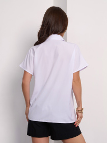 Рубашка повседневная ISSA Plus модель 15178_белый Фото