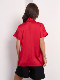 Сорочка ISSA Plus модель 15181_красный Фото