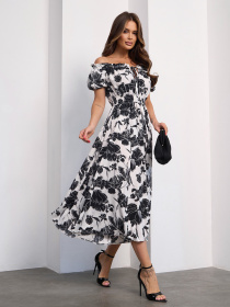 Платье миди ISSA Plus модель 15186_белый Фото