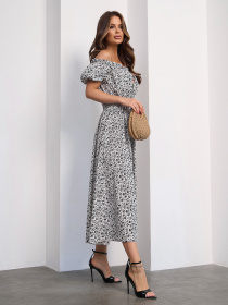 Платье миди ISSA Plus модель 15187_белый Фото