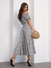 Платье миди ISSA Plus модель 15187_белый Фото