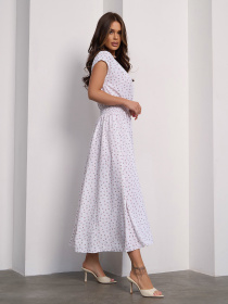 Платье миди ISSA Plus модель 15189_белый Фото