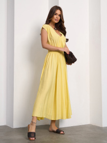 Сукня міді ISSA Plus модель 15190_желтый Фото