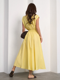Сукня міді ISSA Plus модель 15190_желтый Фото