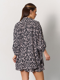 Повсякденний костюм ISSA Plus модель SA-620_черный_бежевый Фото