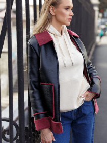 Куртка кожаная Gepur модель 33559 Фото