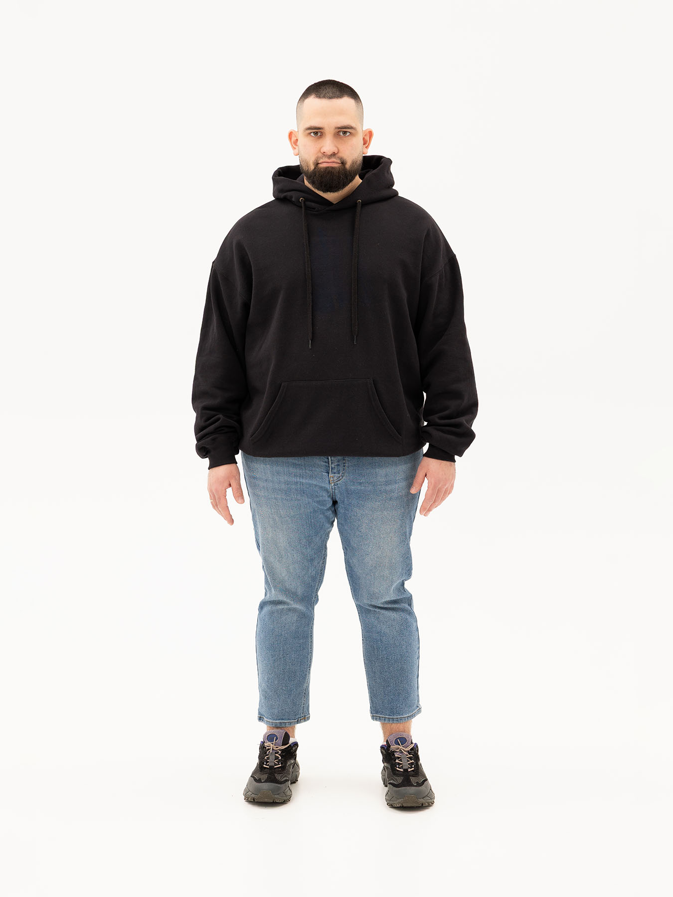 Чоловіче Худі та світшоти Fruit of the loom Classic hooded sweat (0622080363XL) колір чорний, матеріал бавовна/поліестер Fruit of the loom - купити в Україні