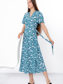 Платье миди Носи своє модель 8405-077-1-smaragdovij Фото