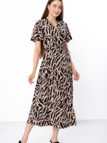 Платье миди Носи своє модель 8405-077-1-temnij-bezh Фото