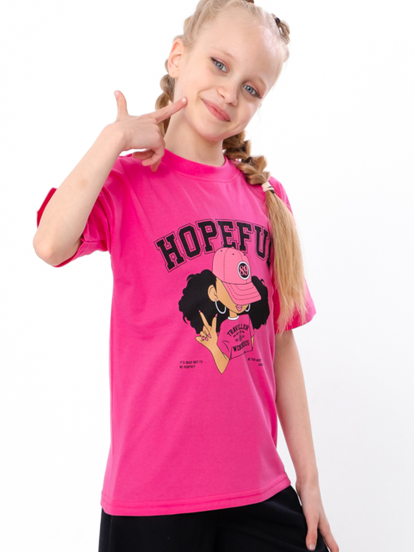 Футболка Носи своє модель 6414-001-33-5-1-svtlo-malinovij Фото