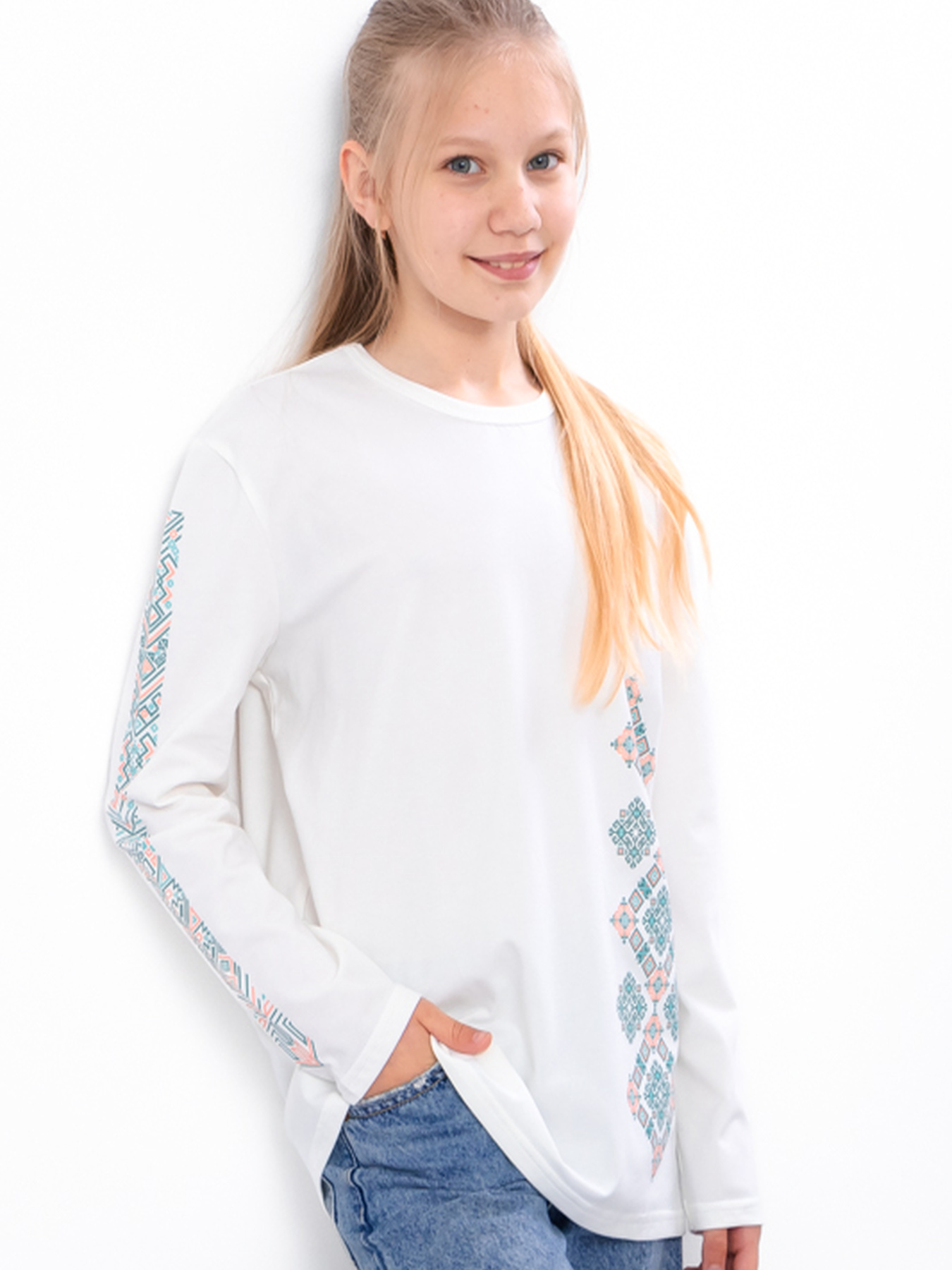 Вишиванки Носи своє модель 6363-2-molochnij-ornament Фото