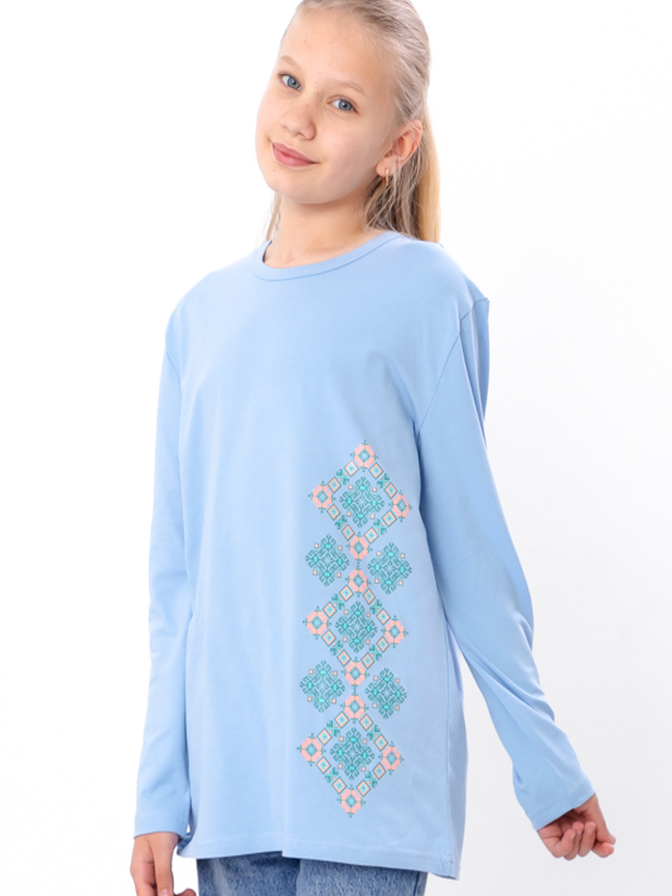 Вышиванки Носи своє модель 6363-2-blakitnij-ornament Фото