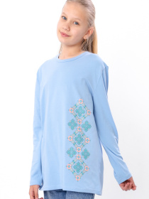 Вышиванки Носи своє модель 6363-2-blakitnij-ornament Фото