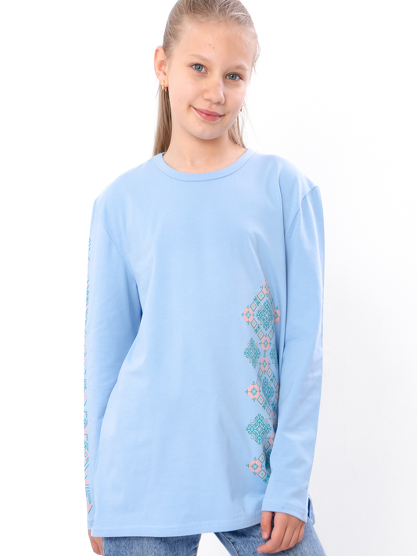 Вышиванки Носи своє модель 6363-2-blakitnij-ornament Фото