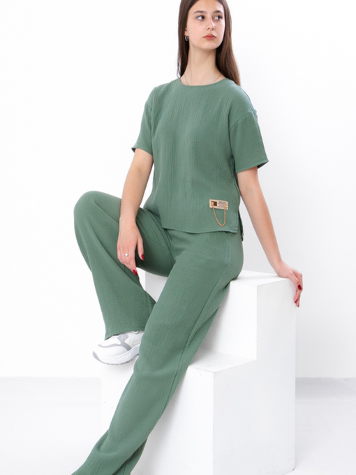 Повседневный костюм Носи своє модель 6433-118-hvojno-zelenij Фото