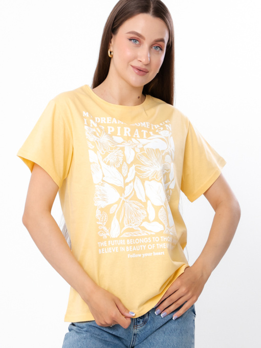 Футболка Носи своє модель 8127-001-33-1-svtlo-psochnij-inspiration Фото