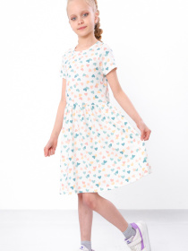 Платье миди Носи своє модель 6118-043-serdechka-molochnij Фото