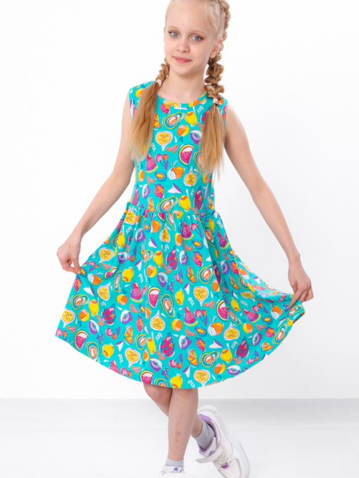 Платье миди Носи своє модель 6244-002-frukti-mentol Фото