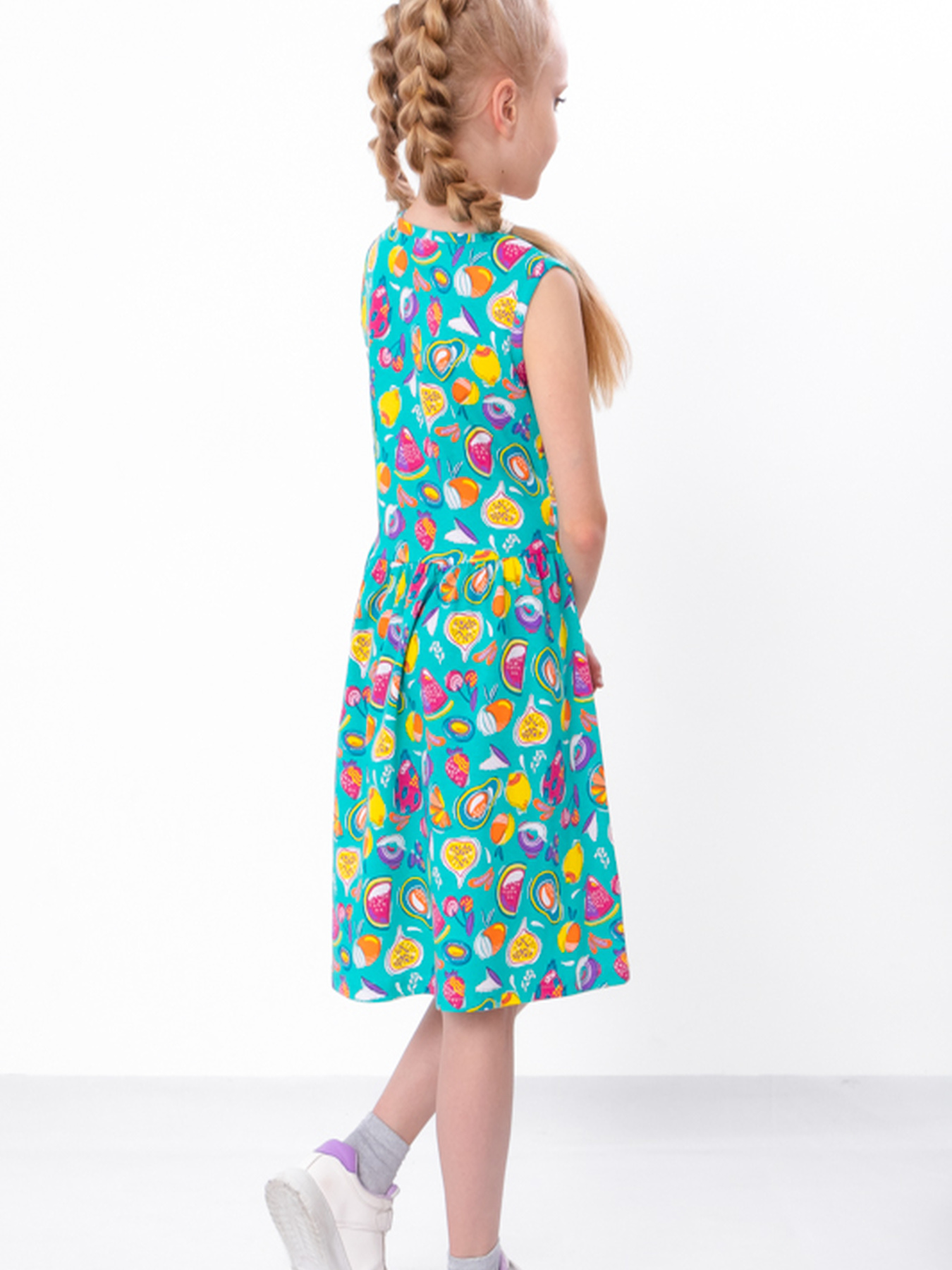 Сукня міді Носи своє модель 6244-002-frukti-mentol Сукня міді Носи своє модель 6244-002-frukti-mentol Фото