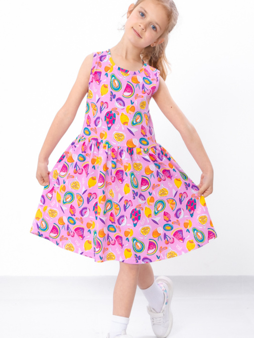 Платье миди Носи своє модель 6244-002-frukti-rozhevij Фото