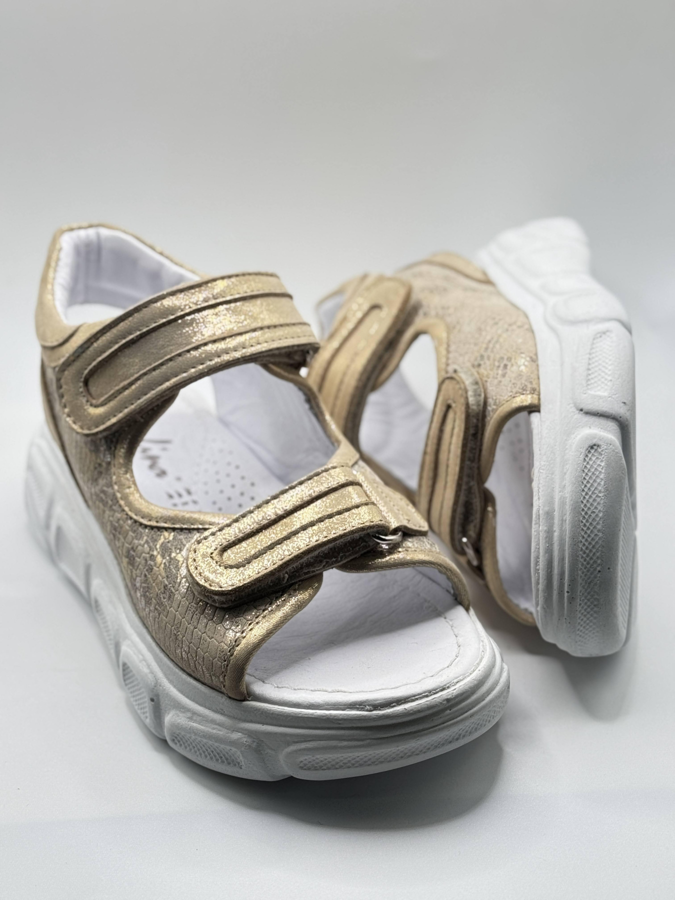 Сандалії Perlina модель 114gold25 Фото