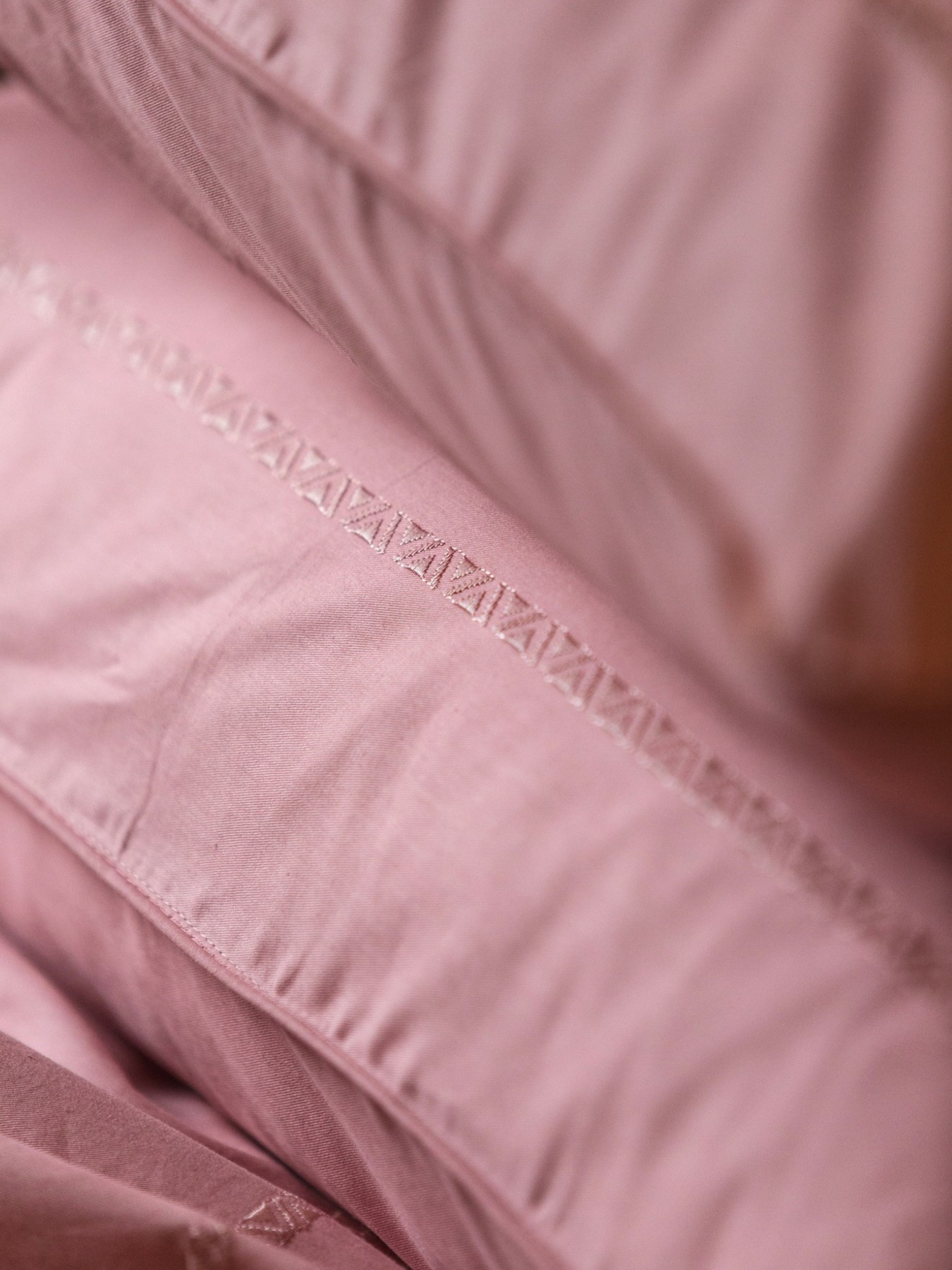 Комплект постільної білизни з автентичною вишивкою та кантом Brindal Rose в сатиновому чохлі для зберігання Ecotton модель 25115 Комплект постільної білизни з автентичною вишивкою та кантом Brindal Rose в сатиновому чохлі для зберігання Ecotton модель 25115 Фото