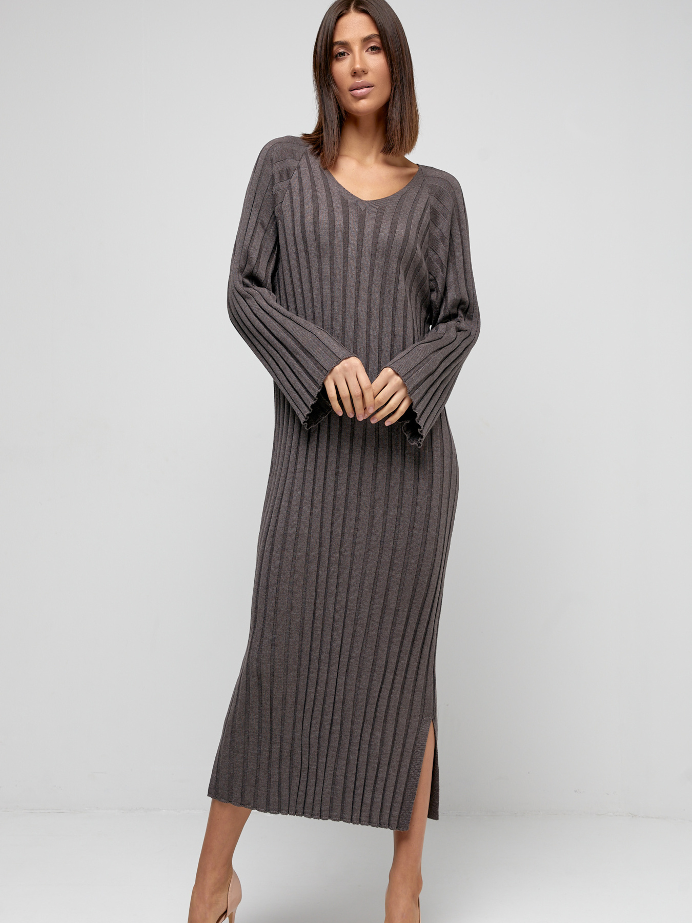 Платье макси MarSe модель marse-vqzanoe-platxe-250-grafit Фото