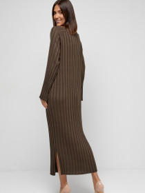 Платье макси MarSe модель marse-vqzanoe-platxe-250-shokoladnj Платье макси MarSe модель marse-vqzanoe-platxe-250-shokoladnj Фото