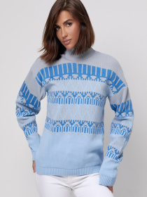 Свитер MarSe модель marse-sviter-252-goluboj Фото