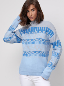 Светр MarSe модель marse-sviter-252-goluboj Фото