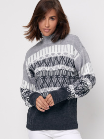 Светр MarSe модель marse-sviter-252-temno-serj Фото